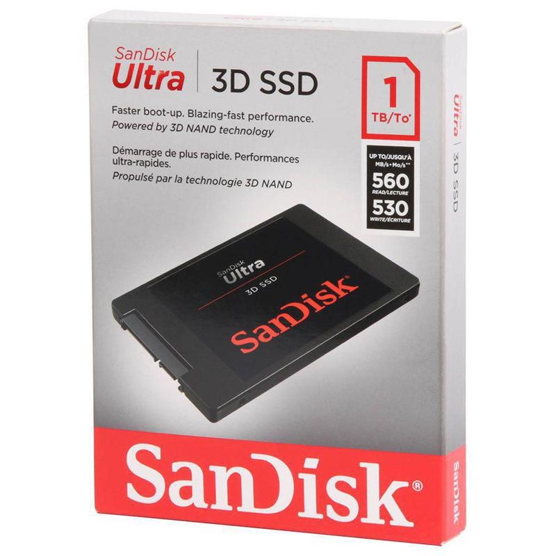 SSD 1TB SANDISK ULTRA III 3D NAND SATA III - Modelo SDSSDH3-1T00